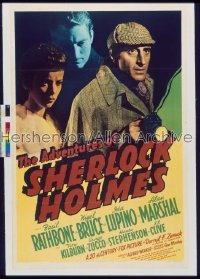 ADVENTURES OF SHERLOCK HOLMES ('39) 1sh '39