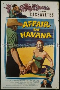 AFFAIR IN HAVANA 1sh '57