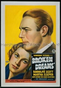 BROKEN DREAMS 1sh '33