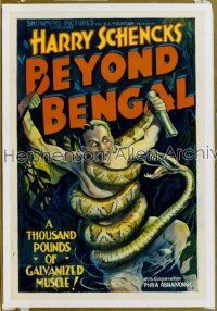 BEYOND BENGAL style B 1sh '34