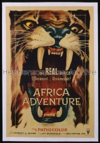 AFRICA ADVENTURE 1sh '54