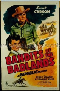 BANDITS OF THE BADLANDS 1sh '45