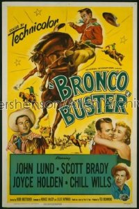 BRONCO BUSTER 1sh '52