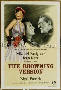 BROWNING VERSION ('51) English 1sh '51