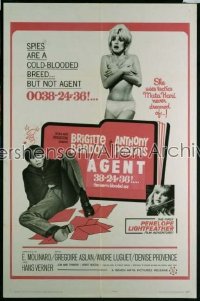 AGENT 38-24-36 1sh '64