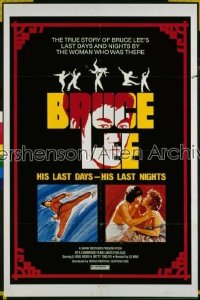 BRUCE LEE HIS LAST DAYS - HIS LAST NIGHTS 1sh '76