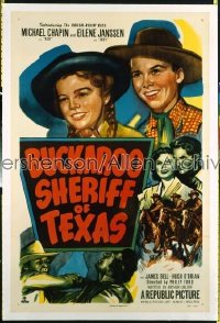 BUCKAROO SHERIFF OF TEXAS 1sh '51