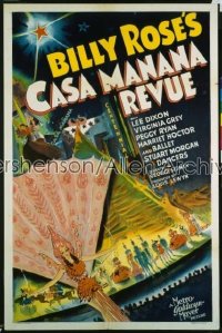 BILLY ROSE'S CASA MANANA REVUE 1sh '38