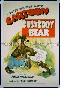 BUSYBODY BEAR 1sh '52