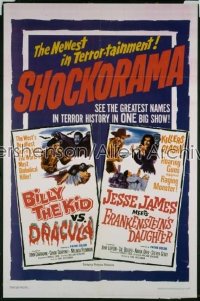 BILLY THE KID VS. DRACULA/JESSE JAMES MEETS FRANKENSTEIN'S DAUGHTER 1sh '65