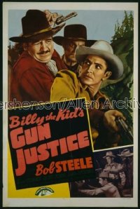 BILLY THE KID'S GUN JUSTICE 1sh '40