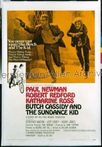 BUTCH CASSIDY & THE SUNDANCE KID 1sh '69