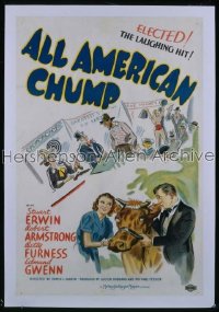 ALL AMERICAN CHUMP 1sh '36