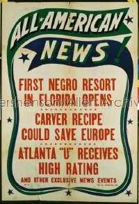 ALL AMERICAN NEWS 1sh '40s