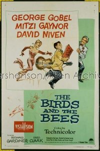 BIRDS & THE BEES 1sh '56