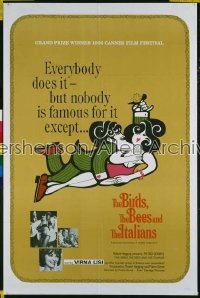 BIRDS, THE BEES & THE ITALIANS 1sh '65