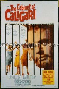 CABINET OF CALIGARI ('62) 1sh '62