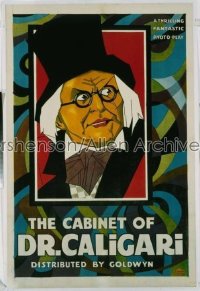 CABINET OF DR CALIGARI ('20) 1sh '20