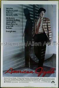 AMERICAN GIGOLO 1sh '80