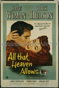 ALL THAT HEAVEN ALLOWS 1sh '55