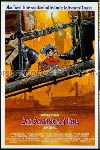 AMERICAN TAIL style A 1sh '86