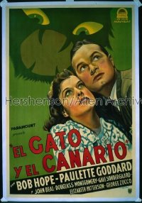 CAT & THE CANARY ('39) Argentinean '39