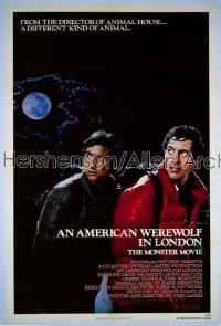 AMERICAN WEREWOLF IN LONDON 1sh '81