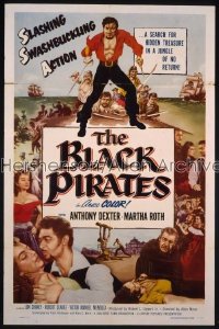 BLACK PIRATES 1sh '54