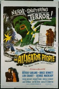 ALLIGATOR PEOPLE 1sh '59