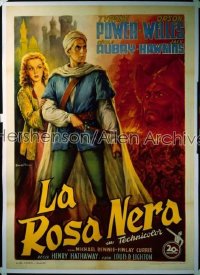 BLACK ROSE ('50) Italian 1p '50