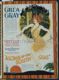 ALOMA OF THE SOUTH SEAS ('26) campaign book page '26