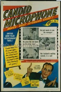 CANDID MICROPHONE ('52) 1sh '52