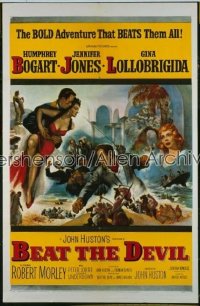 BEAT THE DEVIL 1sh '53