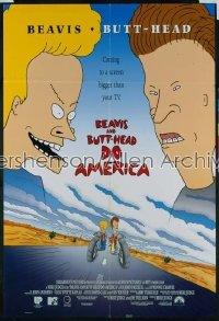 BEAVIS & BUTT-HEAD DO AMERICA 1sh '96