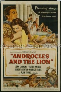 ANDROCLES & THE LION 1sh '52