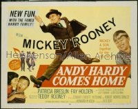 ANDY HARDY COMES HOME style A 1/2sh '58