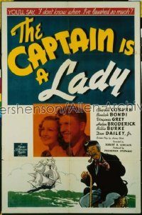 CAPTAIN IS A LADY 1sh '40