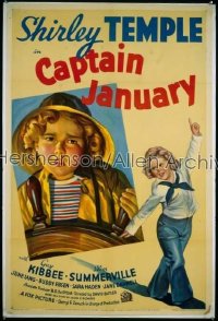 CAPTAIN JANUARY style A 1sh '36