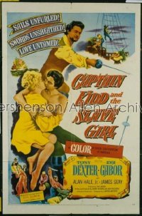 CAPTAIN KIDD & THE SLAVE GIRL 1sh '54