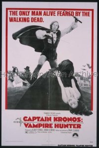 CAPTAIN KRONOS VAMPIRE HUNTER 1sh '74