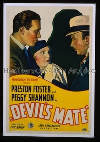 DEVIL'S MATE ('33) 1sh '33