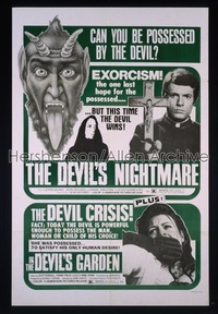 DEVIL'S NIGHTMARE ('71)/IN THE DEVIL'S GARDEN 1sh '72