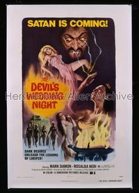 DEVIL'S WEDDING NIGHT 1sh '73