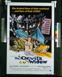 DEVIL'S WIDOW 1sh '72