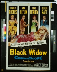 BLACK WIDOW ('54) 1sh '54