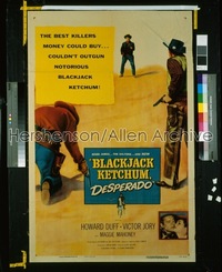 BLACKJACK KETCHUM DESPERADO 1sh '56