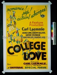 COLLEGE LOVE 1sh '29