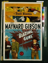 BLAZING GUNS ('43) 1sh '43