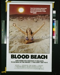 BLOOD BEACH 1sh '80