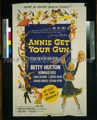 ANNIE GET YOUR GUN ('50) 1sh '50